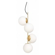 Подвесная люстра lumina deco  ldp 6041-4 gd